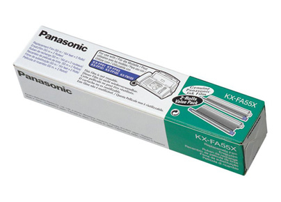 Panasonic KX-FA55X Fax-Zubehör Fax-Farbband 280 Seiten Schwarz 2 Stück(e)
