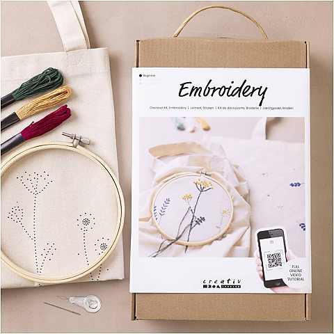 Creativ Company 970851 Stickmuster Blumen
