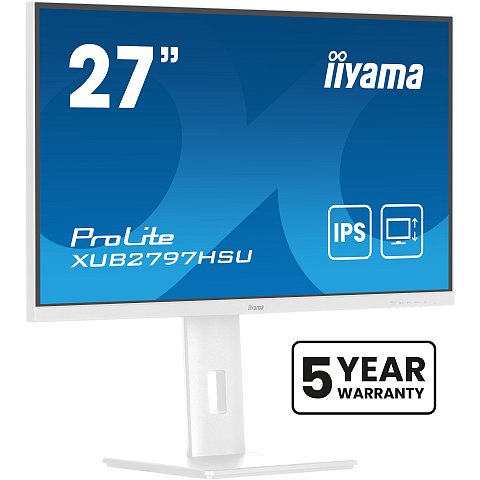 iiyama ProLite XUB2797HSU-W2 Computerbildschirm 68,6 cm (27") 1920 x 1080 Pixel Full HD LED Weiß