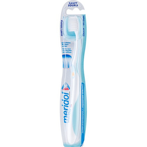 meridol CH01412A Zahnbürste Blau, Weiß Erwachsener