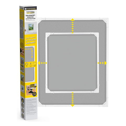 EASYmaxx 14308 Fensterscheibe Vorgerahmtes Siebgewebe Nylon