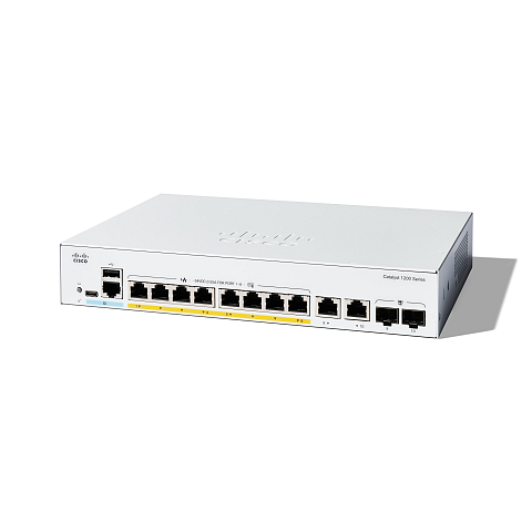 Cisco C1200-8P-E-2G Netzwerk-Switch Managed L2/L3 Gigabit Ethernet (10/100/1000) Weiß