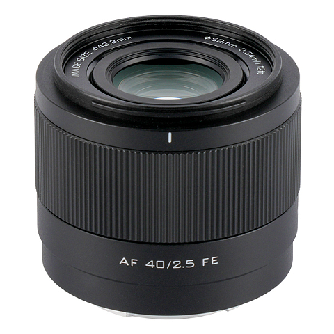 VILTROX AF 40 2.5 FE Kameraobjektiv Kinoobjektiv Vollformat-Objektiv Schwarz
