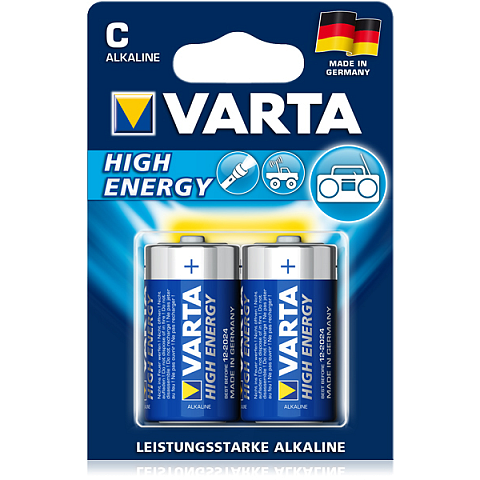 Varta Batterie High Energy C Einwegbatterie Alkali