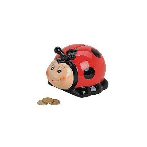 G. Wurm Ladybug Spardose Rot Keramik 1 Stück(e)