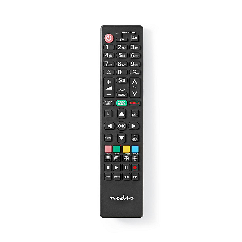Nedis TVRC41PABK Fernbedienung IR Wireless TV Drucktasten