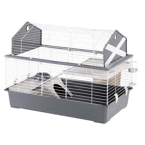Ferplast Barn 100 Rabit Graubraun, Weiß