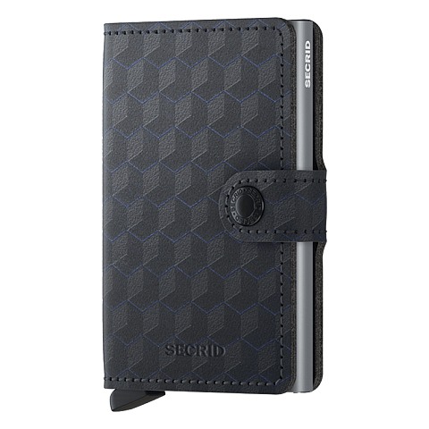 Secrid Miniwallet Briefttasche Schwarz Echtes Leder