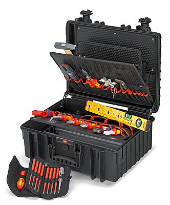 Knipex 00 21 36 Werkzeugkoffer Schwarz Polypropylen (PP)