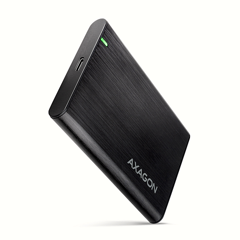 Axagon EE25-A6C Schraubenlose Aluminium USB 3.2 Gen 1 - SATA 6G externe Box für 2.5" SSD/HDD