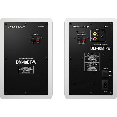Pioneer DM-40BT 2-Wege Weiß Verkabelt & Kabellos