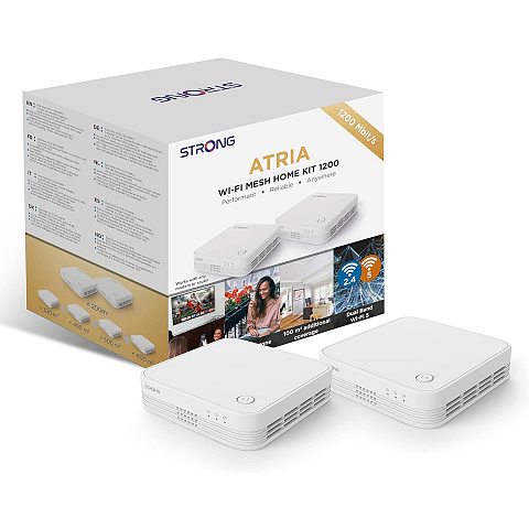 Strong WI-FI MESH HOME KIT 1200 Dual-Band (2,4 GHz/5 GHz) Wi-Fi 5 (802.11ac) Weiß 3 Intern