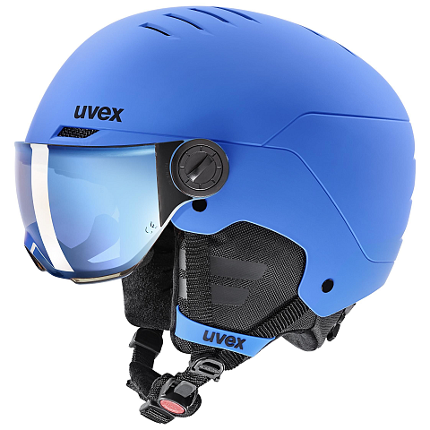 Uvex rocket jr visor Blau