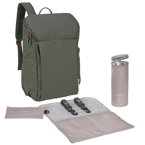 Lässig Green Label Rucksack Olive Polyester, Polyurethan