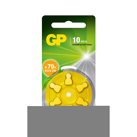 GP Batteries 103248 Haushaltsbatterie Einwegbatterie 10, PR70 Zink-Luft