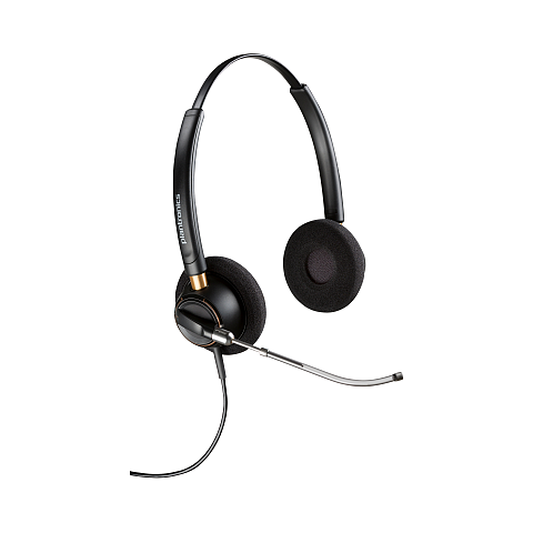 HP Poly EncorePro 520V Binaurales Headset-Sprachrohr + Quick Disconnect