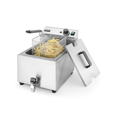 Hendi 209202 Fritteuse Einzelbild 8 l Eigenständig 3500 W Silber