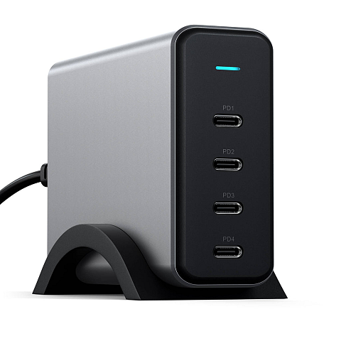 Satechi ST-UC165GM-EU Ladegerät für Mobilgeräte Universal Schwarz, Grau AC Schnellladung Drinnen