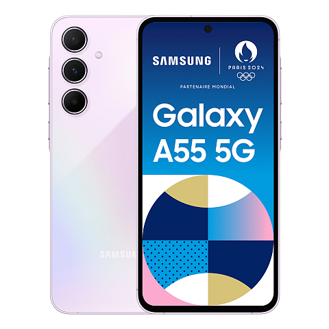 Samsung Galaxy A55 5G 16,8 cm (6.6") Dual-SIM Android 14 USB Typ-C 8 GB 256 GB 5000 mAh Lila