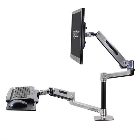 Ergotron 45-405-026 Sitz- und Steharbeitsplatz für Desktop-PCs