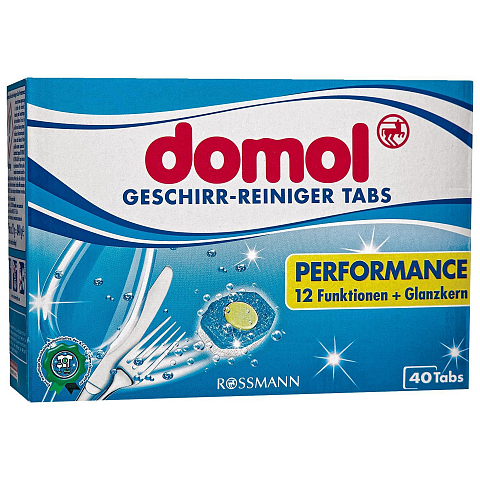 ROSSMANN 026219 0,84 kg 12 Stück(e) Geschirrspülmittel + Klarspüler + Salz Kapsel