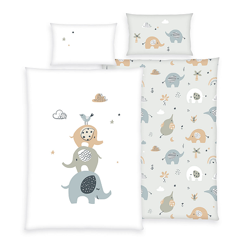 HERDING 2432411063 Baby-Bettwäscheset 2 Stück(e)