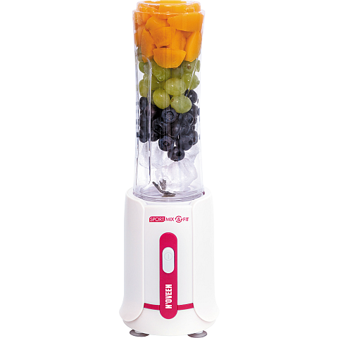 Noveen SB220 Amarant 0,6 l Tischplatten-Mixer 300 W Weiß, Rot