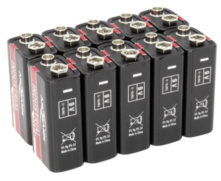 Ansmann 1505-0001 Haushaltsbatterie Einwegbatterie 9V Alkali