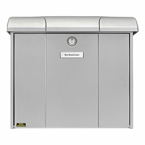 BURG-WÄCHTER Olymp 916 Si Briefkasten Silber Wandmontierter Briefkasten Stahl