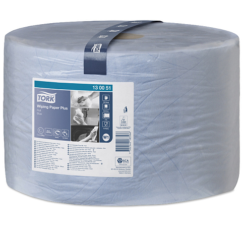 Tork 130051 Papiertuch 1500 Blätter Blau 510 m