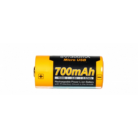 Fenix ARB-L16UP-700 Haushaltsbatterie Wiederaufladbarer Akku 16340 Lithium-Ion (Li-Ion)