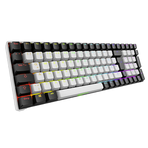 Sharkoon SGK50 S2 bk Gateron Yellow DE Tastatur Gaming RF Wireless QWERTZ Deutsch