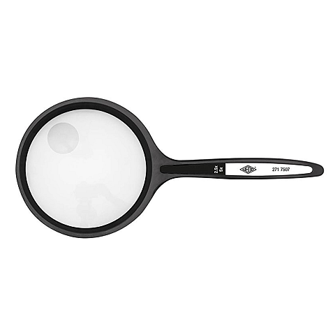 Wedo 271 7507 Vergrößerungsglas 5x Schwarz