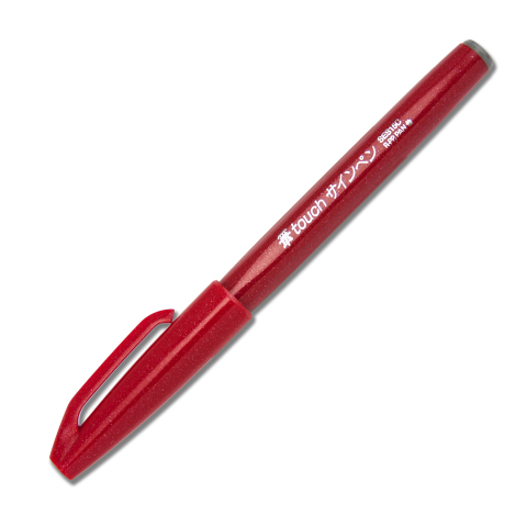 Pentel SES15C-B Kalligrafiefeder Rot 1 Stück(e)