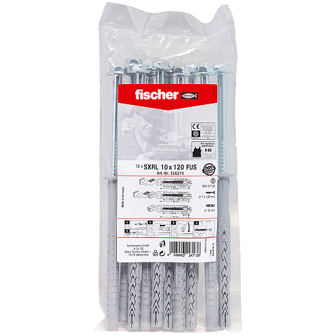 Fischer 536274 Schraubanker/Dübel 10 Stück(e)