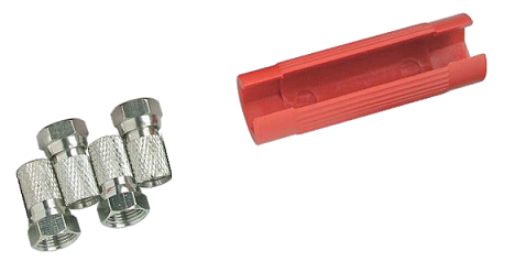 Schwaiger ADH14 531 Koaxialstecker F-Typ 4 Stück(e)