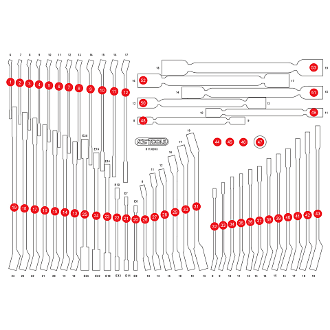 KS Tools 811.0053-97 Werkzeugkoffer-Zubehör