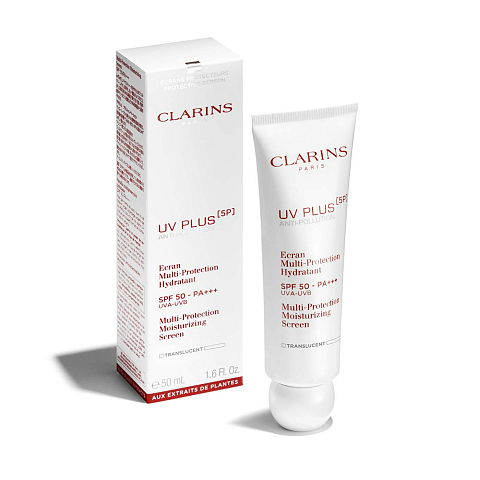 Clarins UV PLUS Anti-Pollution Translucent Feuchtigkeitsgesichtscreme Frauen 50 ml Gel