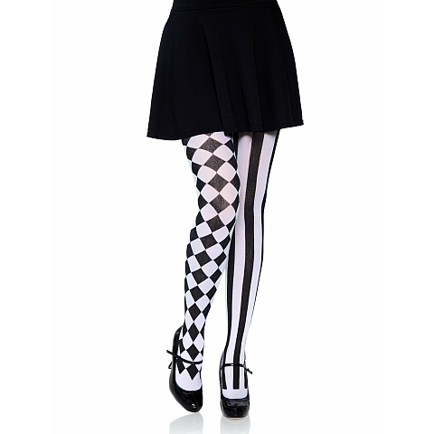 Leg Avenue 7720_00722 Strumpfhose/Strumpf Schwarz, Weiß