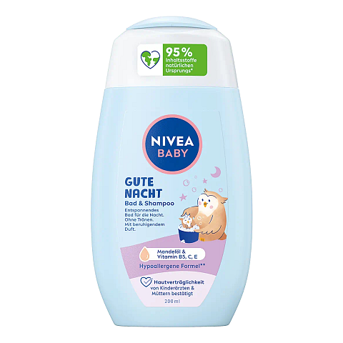 NIVEA Baby Gute Nacht Bad & Shampoo 200 ml