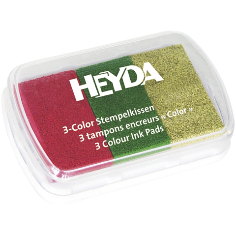 HEYDA 204888467 Stempelkissen Mehrfarbig 3 Stück(e)