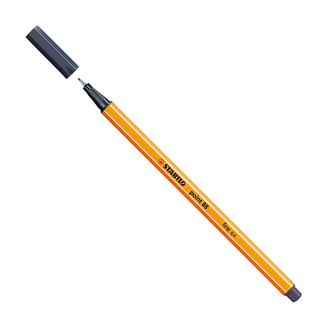STABILO point 88 Fineliner Fein Grau 1 Stück(e)