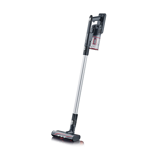 Severin HV7966 Stabstaubsauger Akku Trocken Staubbeutel 0,5 l 120 W Schwarz, Rot, Silber 2200 Ah