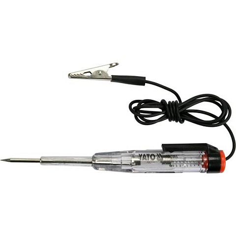 Yato YT-2865 Leitungspannungsdetektor 6 - 24 V Schwarz, Rot