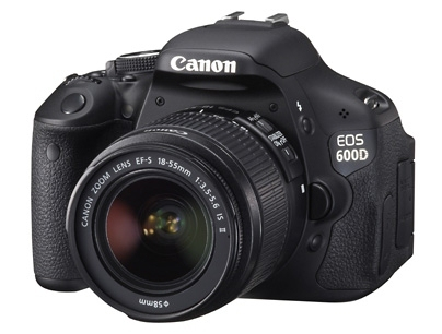 Canon EOS 600D + EF-S 18-135mm SLR-Kamera-Set 18 MP CMOS 5184 x 3456 Pixel Schwarz