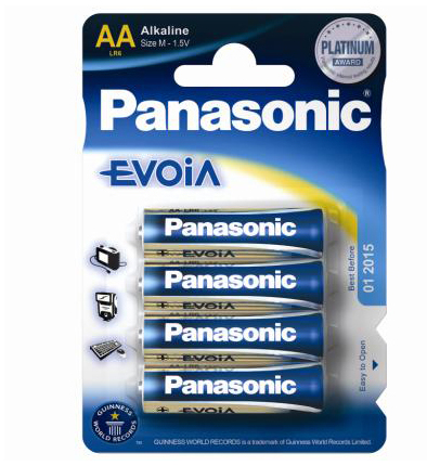 Panasonic EVOIA Einwegbatterie AA Alkali