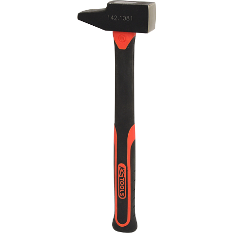 KS Tools 142.1081 Hammer Niethammer Schwarz, Rot