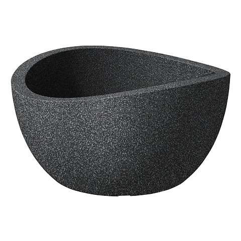 Scheurich 4033083553671 Blumenkübel Draußen Topfpflanzer Freistehend Kunststoff Schwarz