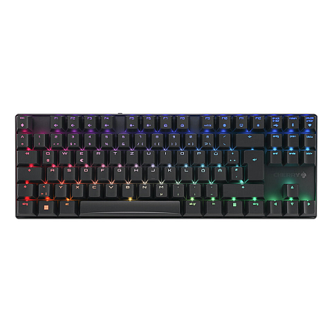 CHERRY MX 8.2 TKL Wireless RGB Tastatur Gaming USB + RF Wireless + Bluetooth QWERTZ Deutsch Schwarz
