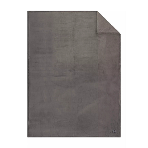 MEDIMAX 6008754.380 Überwurfdecke 150 x 200 cm Polyester, Synthetisch Grau
